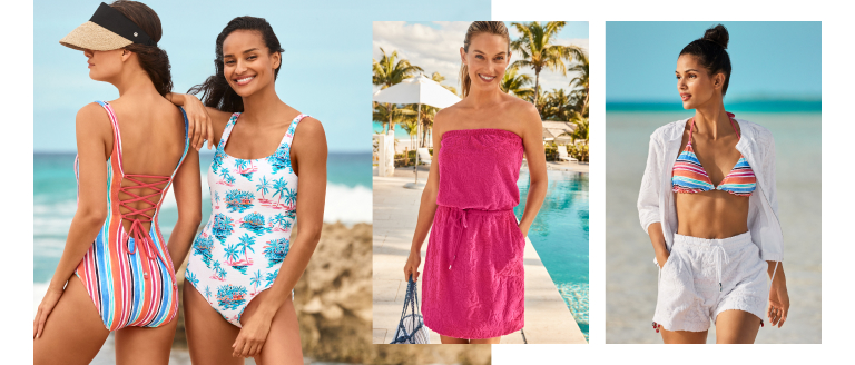 Shop Women's Island Cays Tropical Oasis Swim Collection