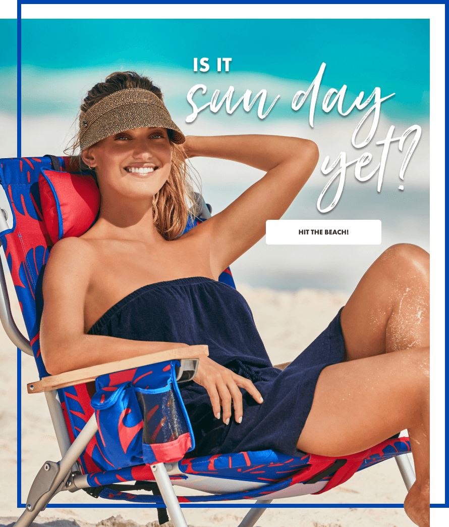 Is it Sun Day yet?  Hit the Beach - Shop Beach Gear