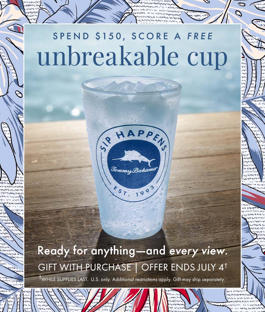 Spend $150, score a free unbreakable cup