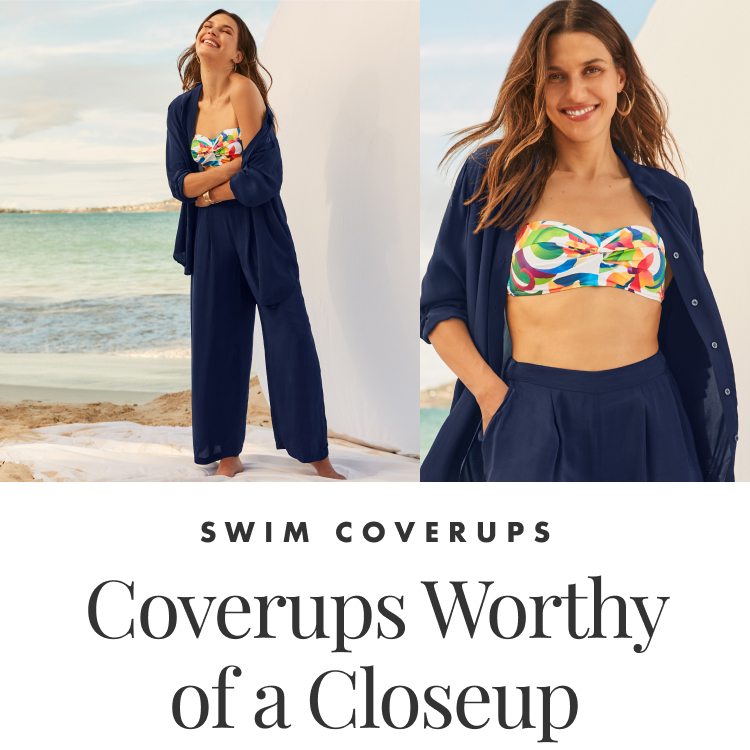Swim Coverups. Coverups Worthy of a Closeup.