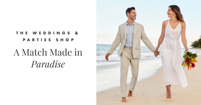 The Weddings & Parties Shop. A Match Made in Paradise.
