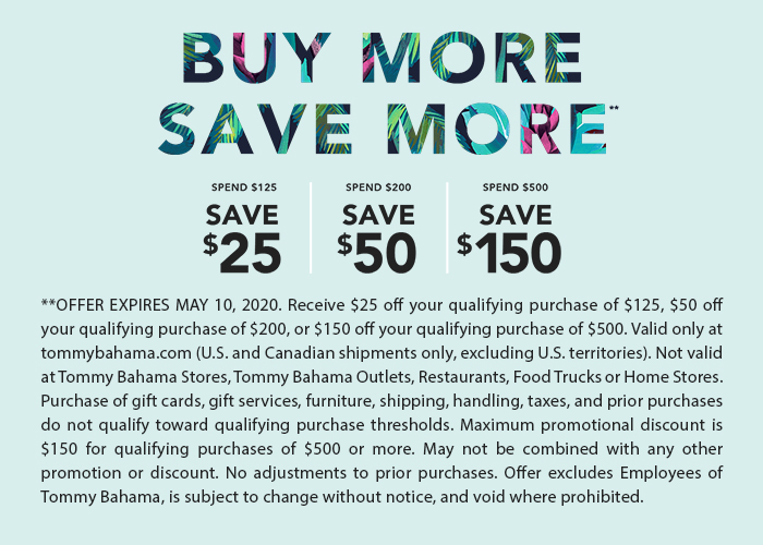 tommy bahama coupon code march 2019