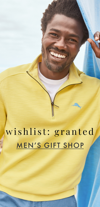 Wishlist: granted. Men's Gift Shop.