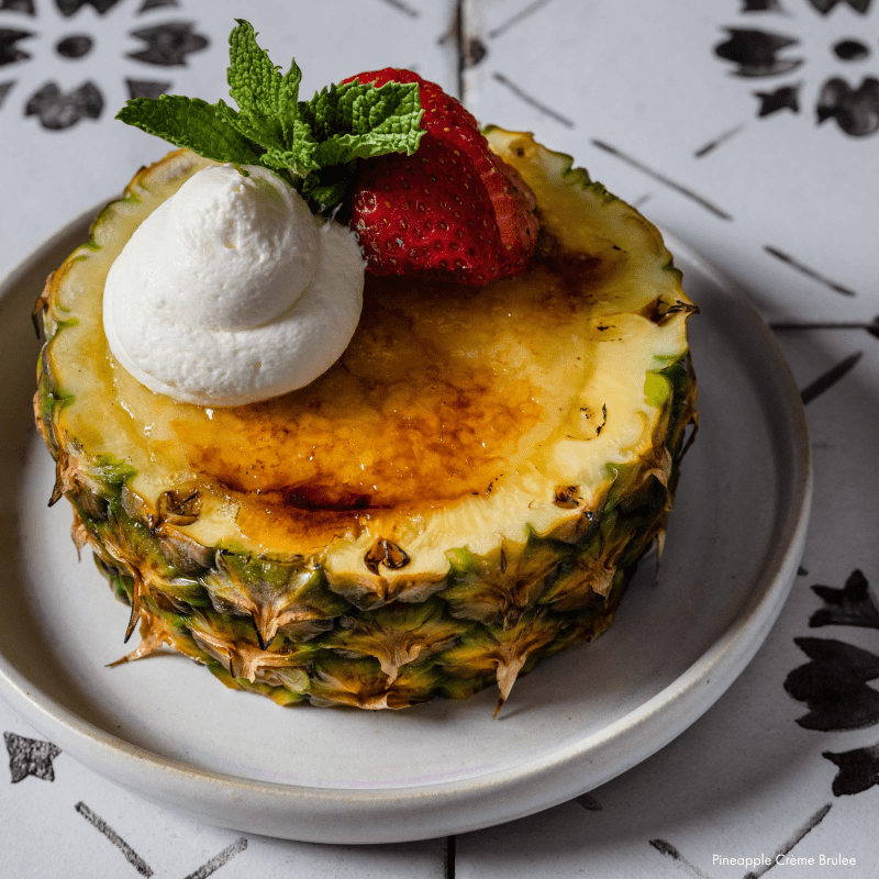 Pineapple Crème Brûlée
