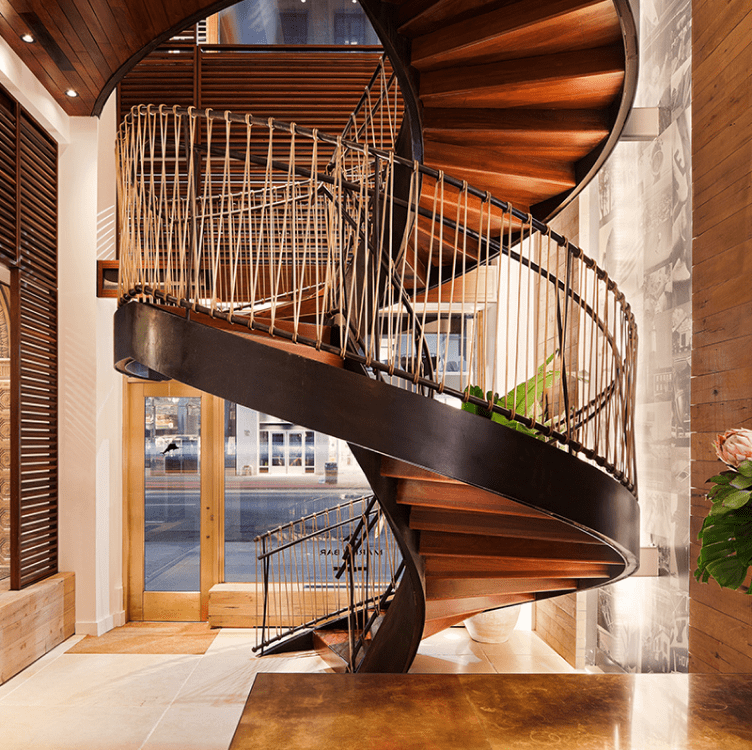 New York City Restaurant staircase