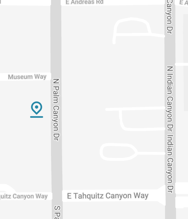Palm Springs location map
