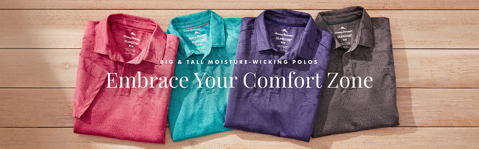 Big & Tall Moisture-Wicking Polos - Embrace Your Comfort Zone