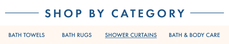 Bath: Shop By Category - Shower Curtains
