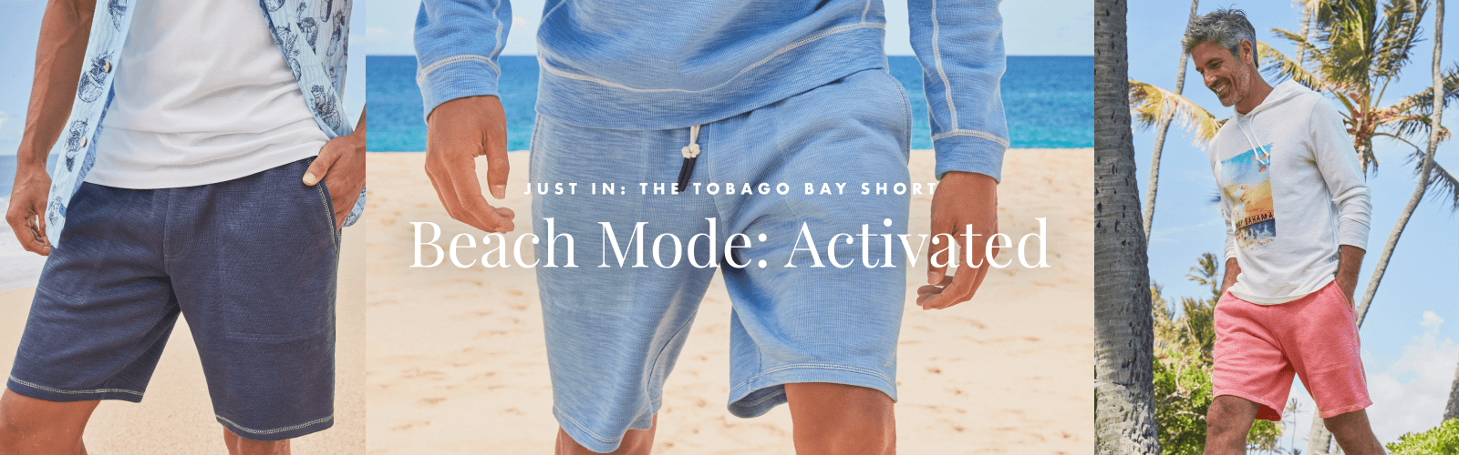 Just In: The Tobago Bay Short  Beach Mode: Activated