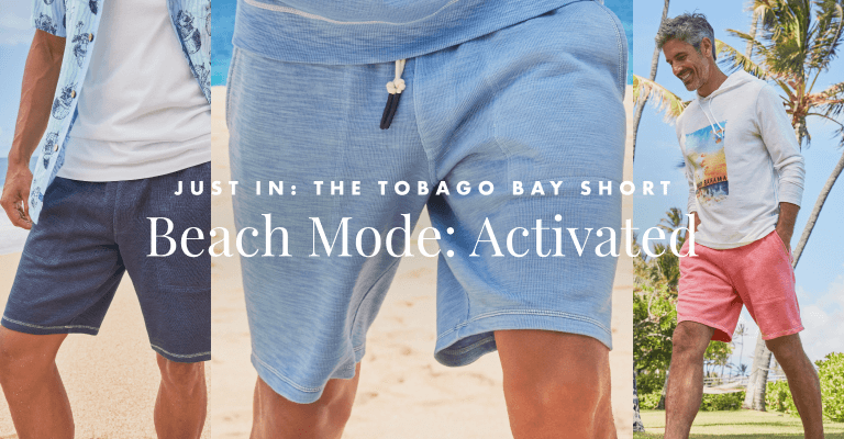 Just In: The Tobago Bay Short  Beach Mode: Activated