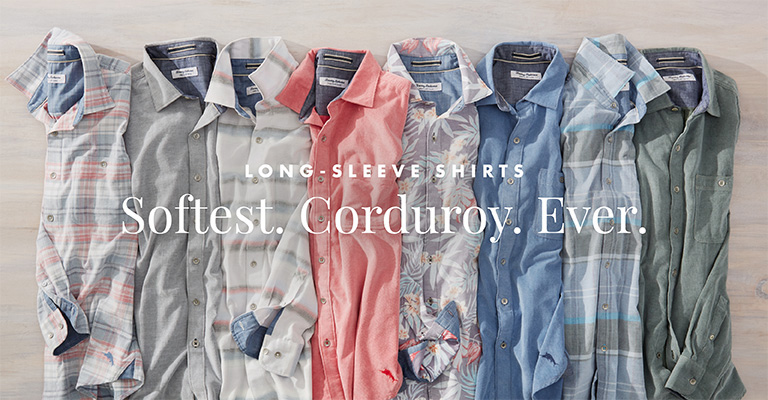 Long-Sleeve Shirts - Softest. Corduroy. Ever.