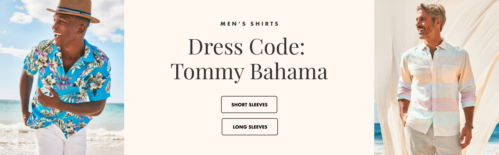 Men's Shirts Dress Code: Tommy Bahama - Short & Long-Sleeve Shirts
