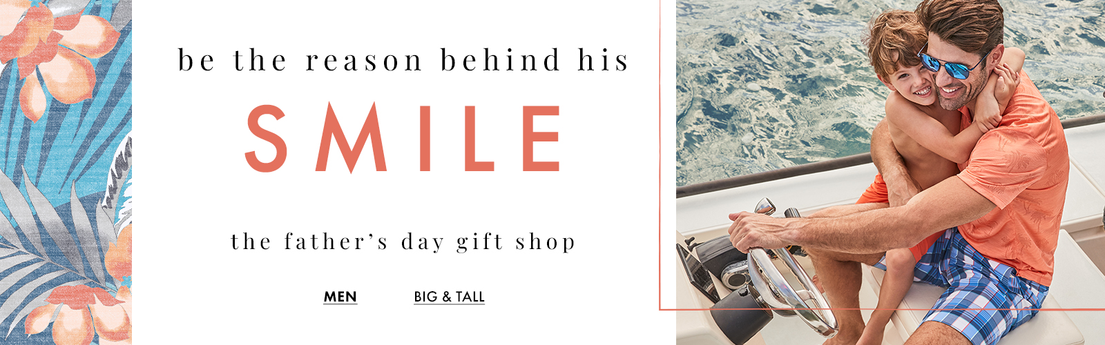 Be The Reason Behind His Smile - Father's Day Gift Shop Men