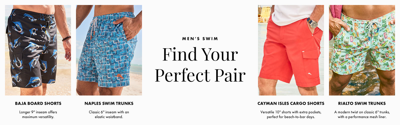 Men's Swim - Find Your Perfect Pair