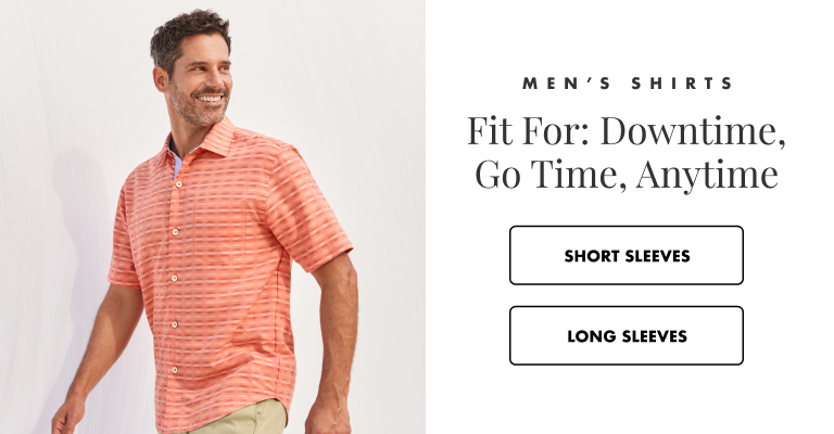 Men's Shirts - Short & Long Sleeves
