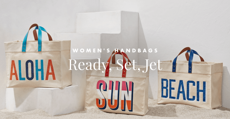 Women's Handbags: Ready, Set, Jet