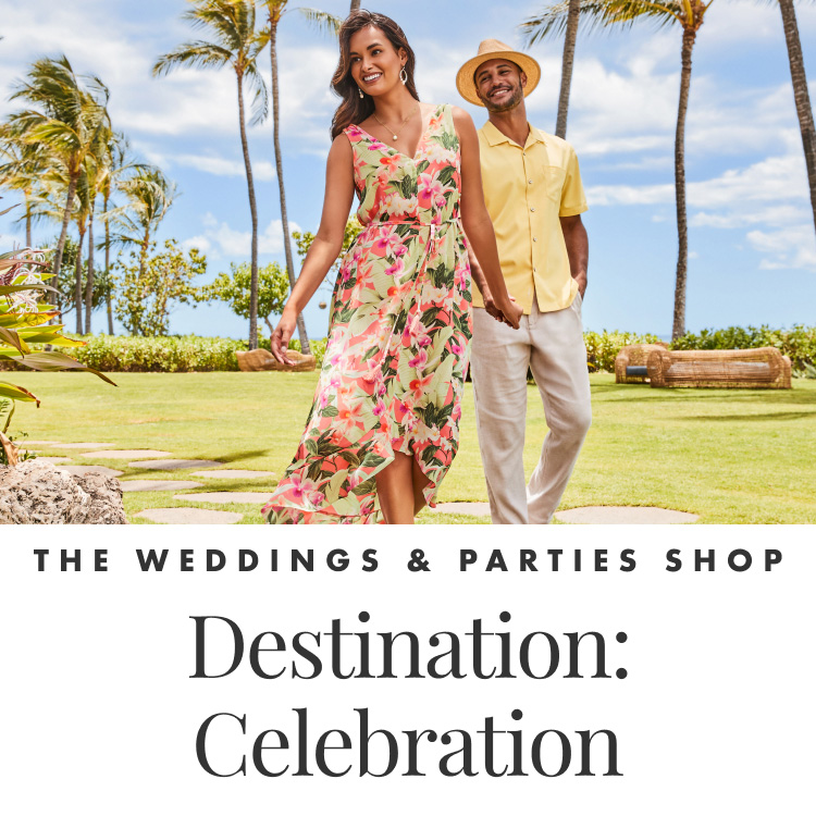 The Weddings & Parties Shop Destination: Celebration