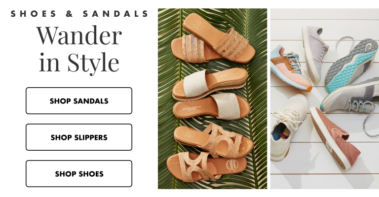 Shop Sandals, Shop Slippers, Shop Shoes