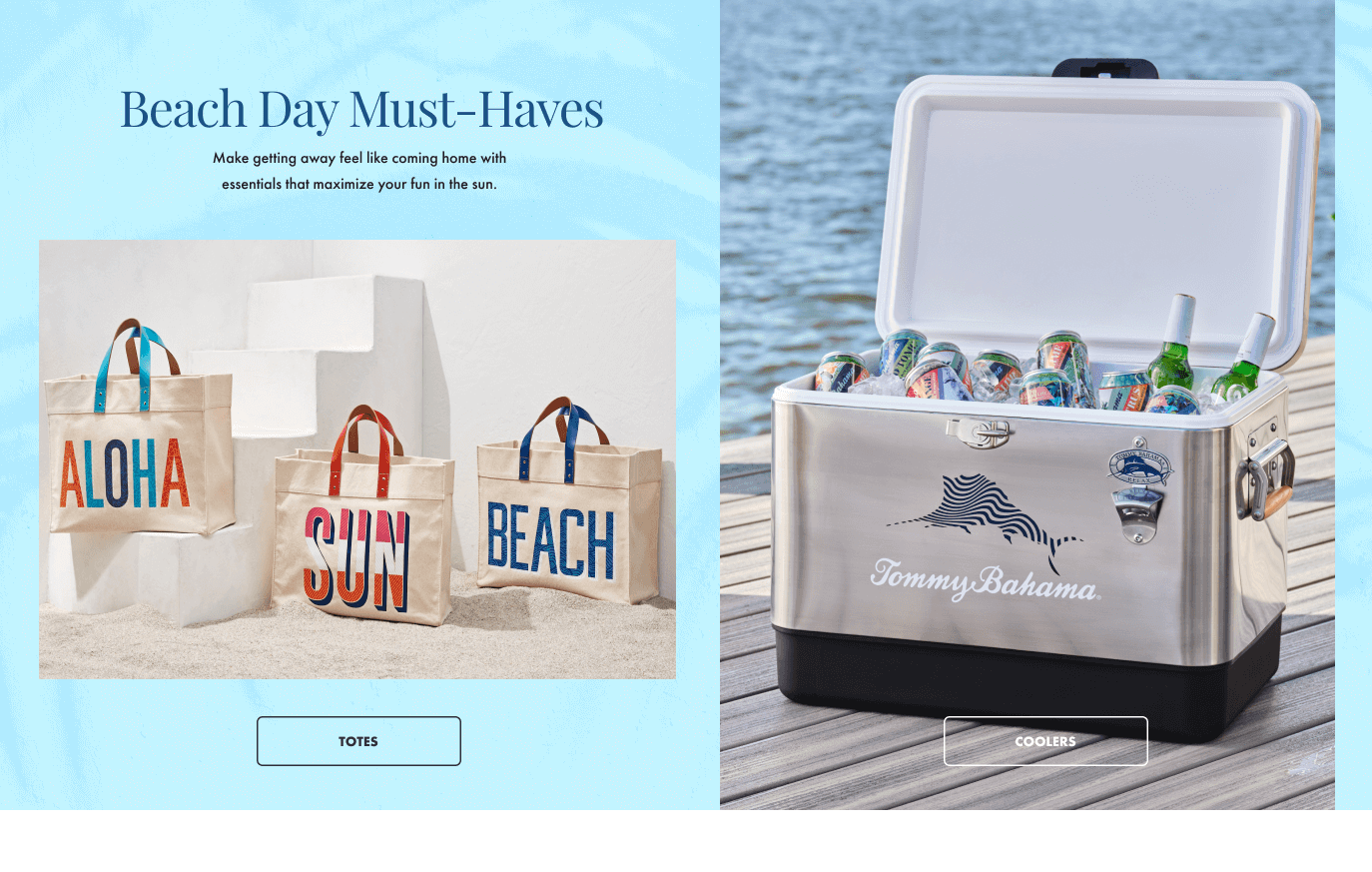 Beach Day Must-Haves: Totes & Coolers