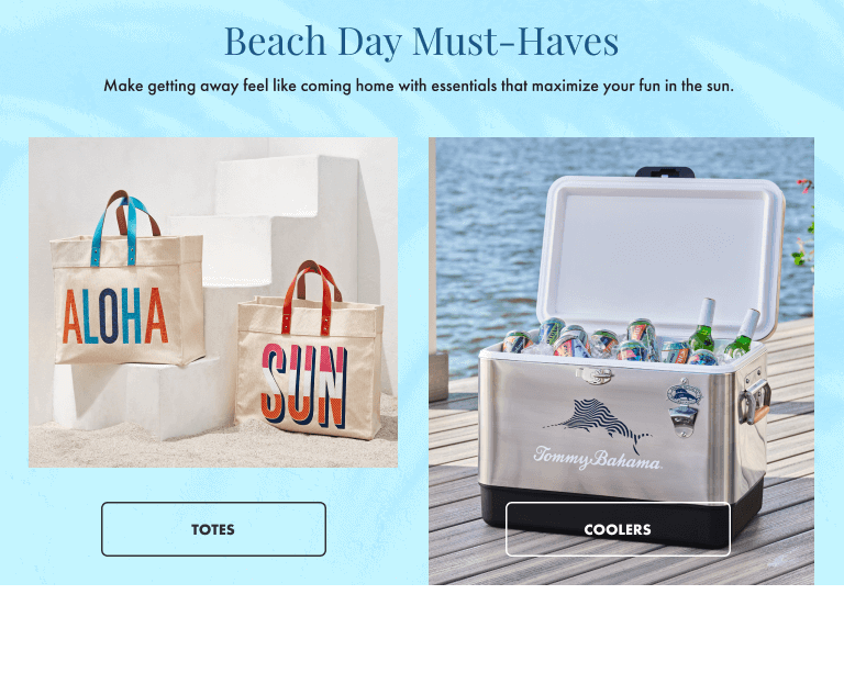 Beach Day Must-Haves: Totes & Coolers
