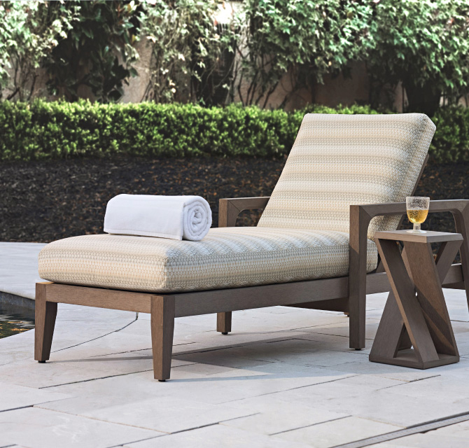 Tommy Bahama outdoor chaise lounge