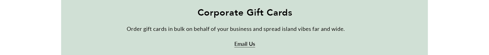 Corporate gift cards