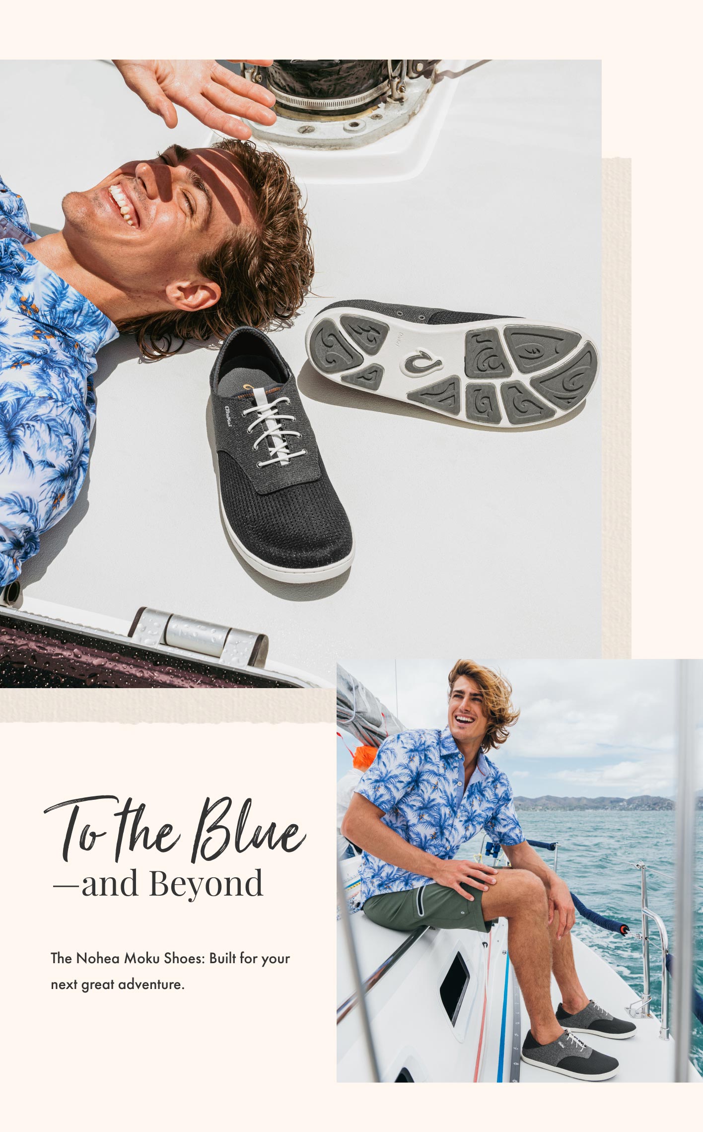 To the Blue and Beyond - Nohea Moku Shoes