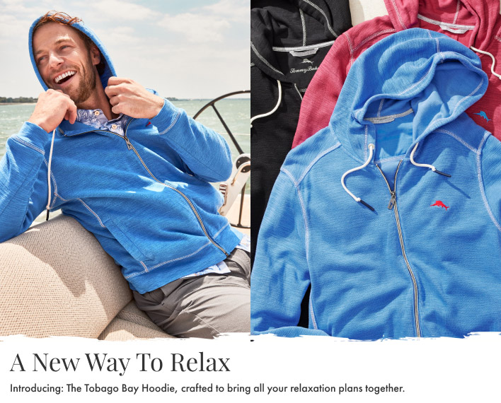 A New Way To Relax - Tobago Bay Hoodie