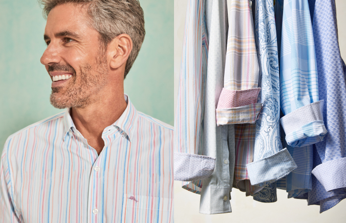 Shop Men's Sarasota Stretch Long-Sleeve Shirt
