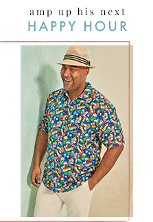 Amp Up His Next Happy Hour with Party-Approved Camp Shirts