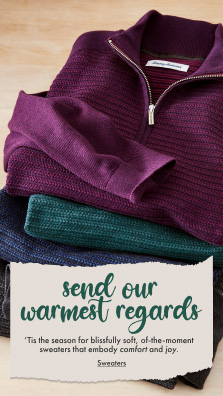 send our warmest regards - sweaters