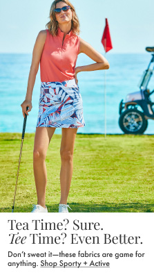 Tea Time? Sure. Tee Time? Even Better. - IZ Sporty + Active