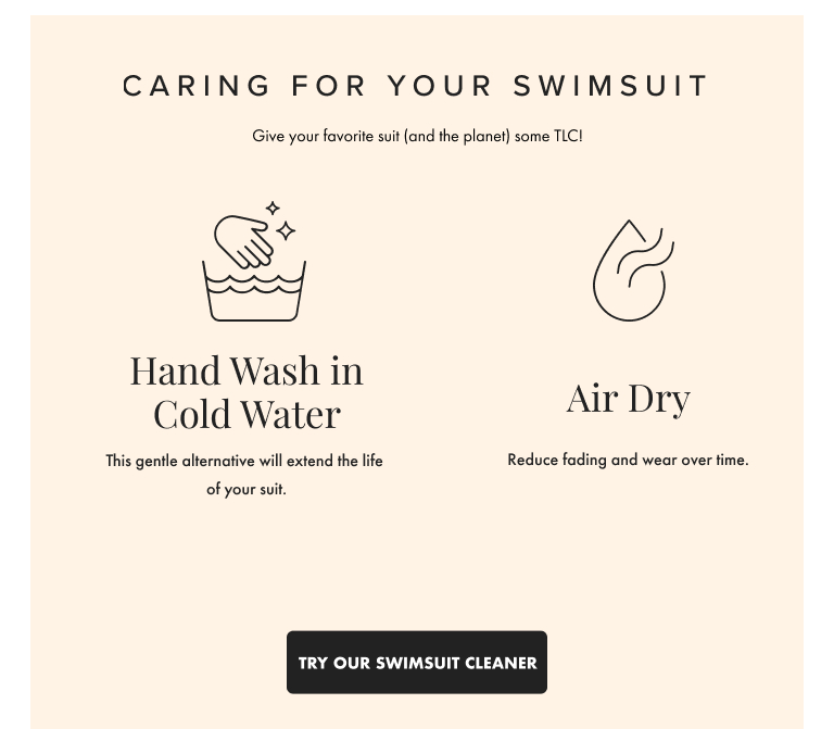 Caring For Your Swimsuit