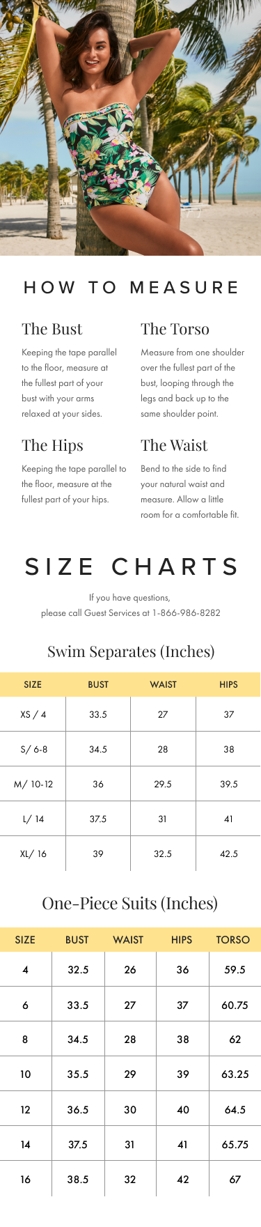 How To Measure & Size Charts
