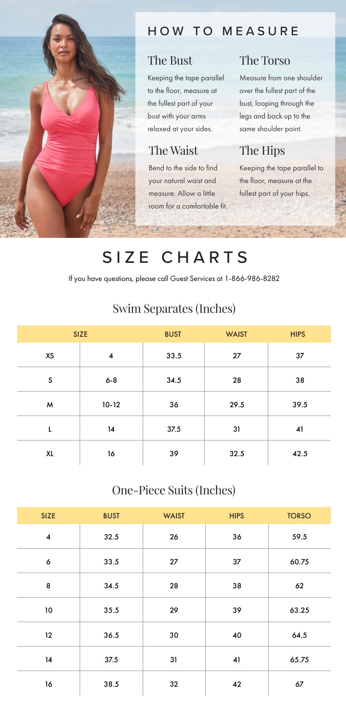 How To Measure & Size Charts