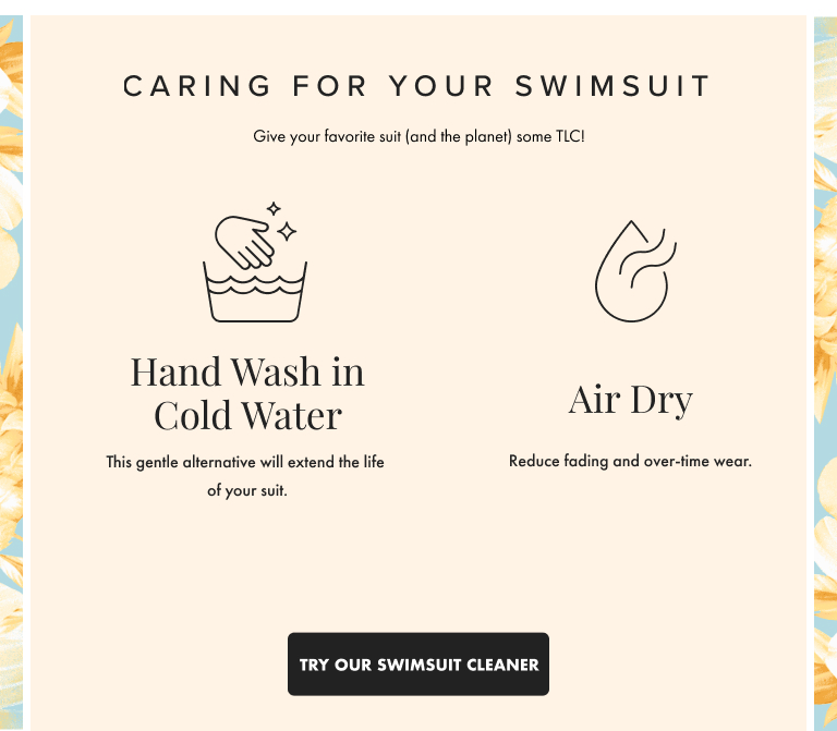 Caring For Your Swimsuit - Swimsuit Cleaner