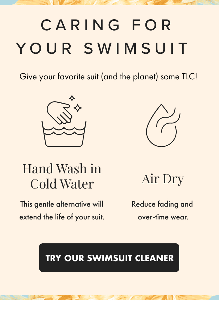 Caring For Your Swimsuit - Swimsuit Cleaner