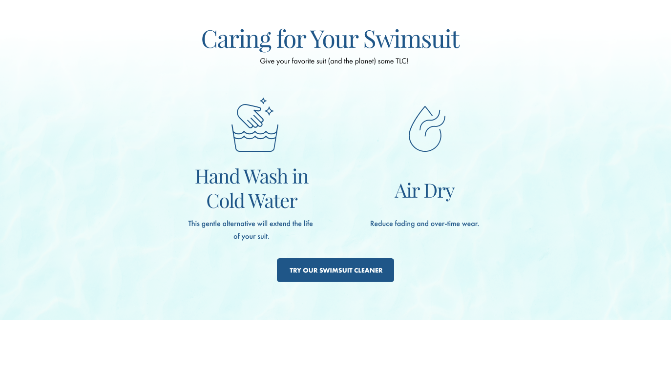 Caring for Your Swimsuit