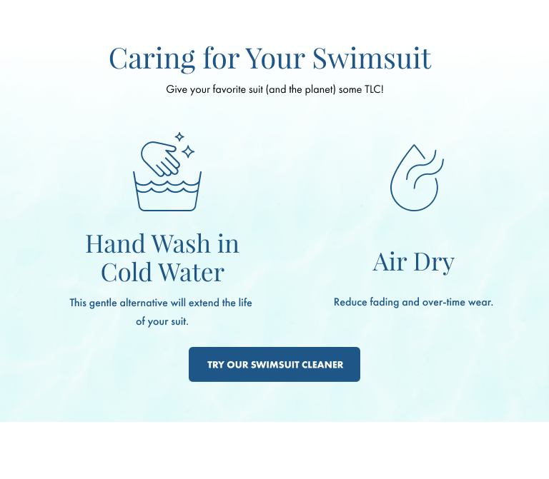 Caring for Your Swimsuit